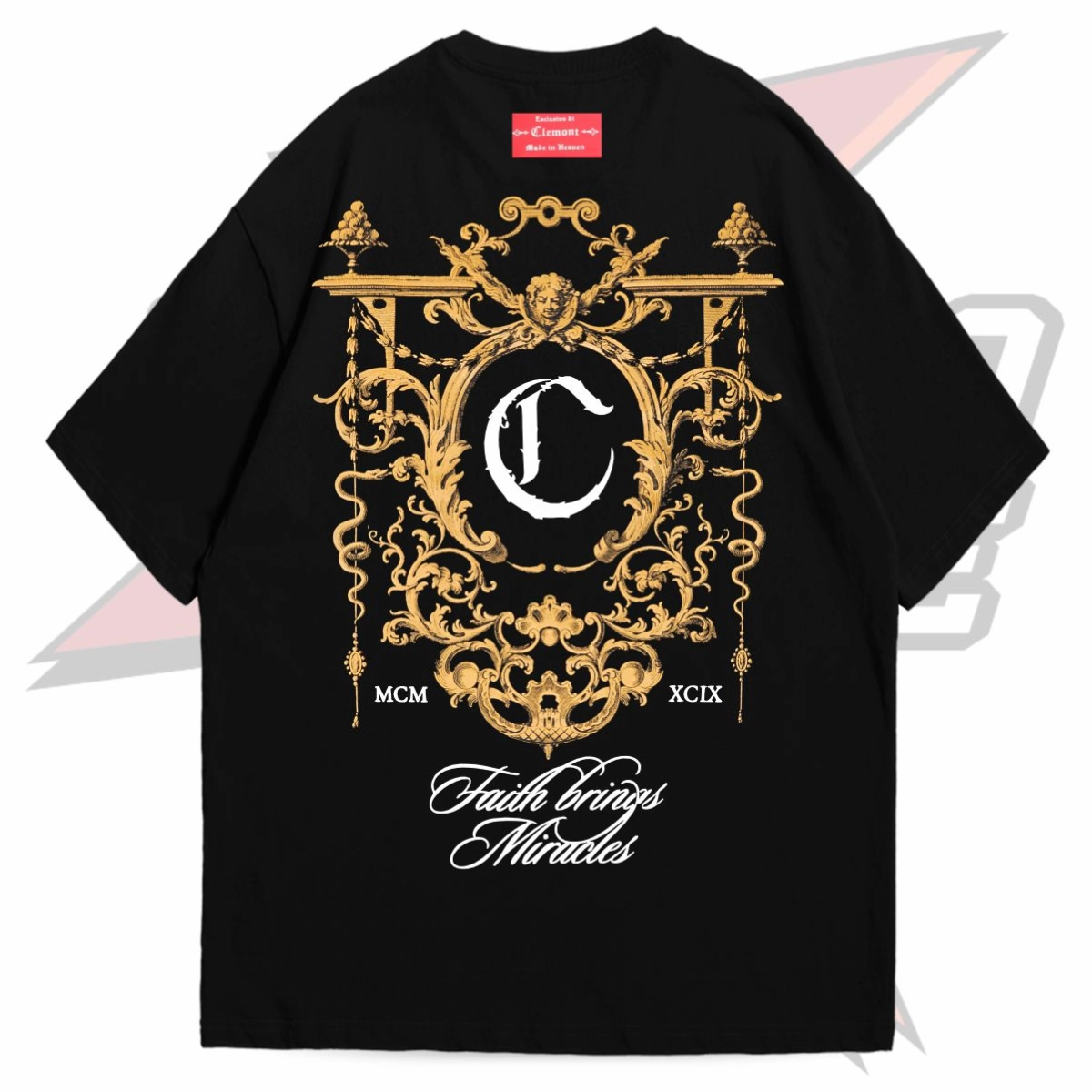 Camiseta Clemont | Faith Brings Miracles - Vista trasera