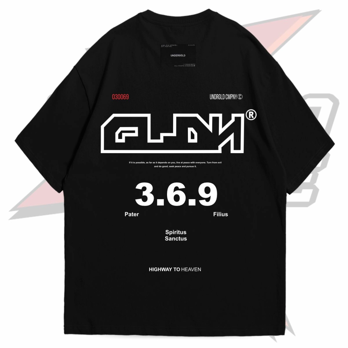 Camiseta Undergold | Highway To Heaven - Vista trasera